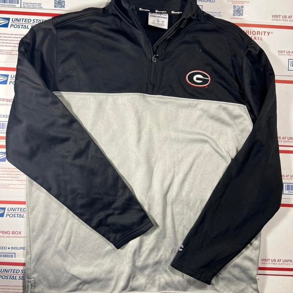 Georgia Bulldogs Champion Field Day Quarter Zip‎ z jacket pullover Starter
